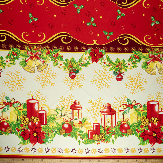 MANTELERIA NAVIDAD BLANCO PAPIRO