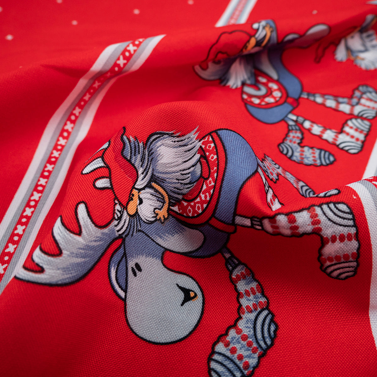 MANTELERIA NAVIDAD ROJO MARTE
