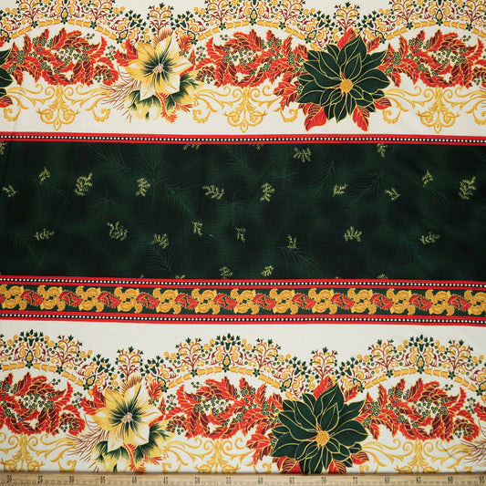 MANTELERIA NAVIDAD VERDE VERDANT