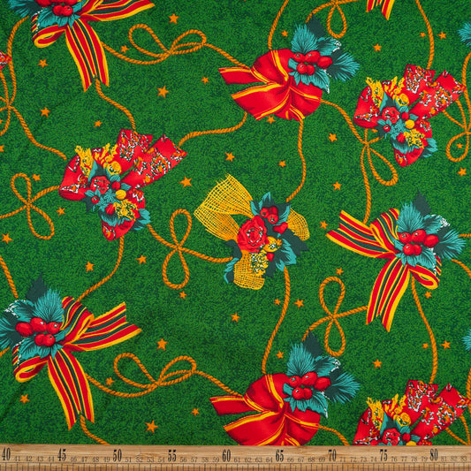 MANTELERIA NAVIDAD VERDE VERDANT