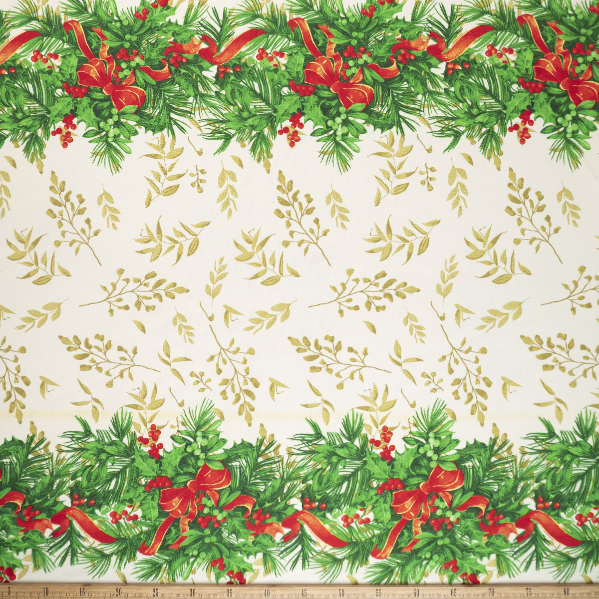 MANTELERIA NAVIDAD VAINILLA CREMA