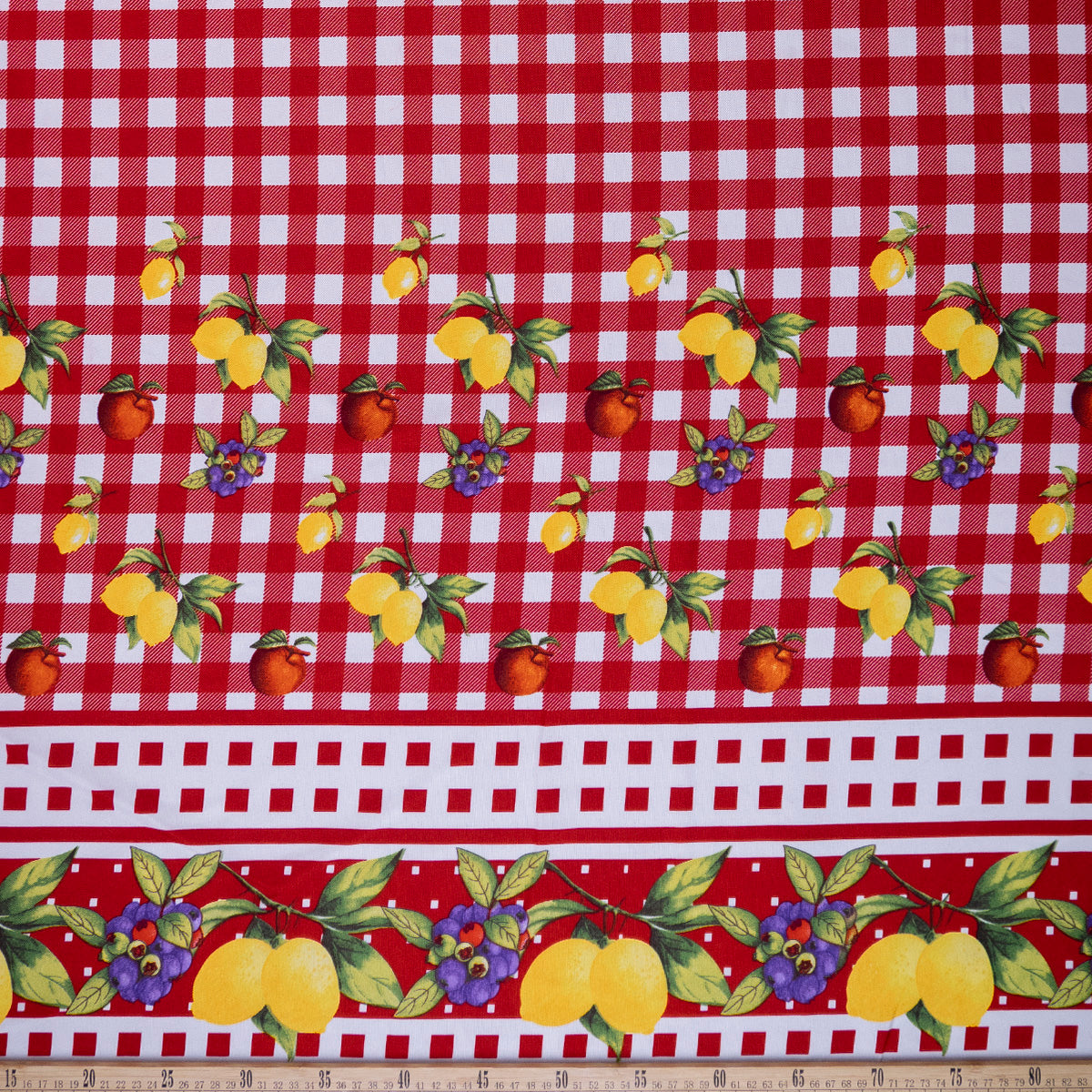 MANTELERIA ESTAMPADA ROJO PEPPER CUADRILLÉ