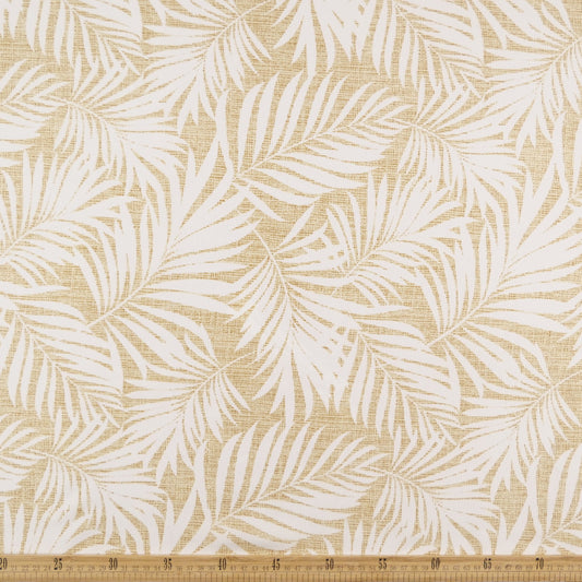 MANTELERIA ESTAMPADO BEIGE LANA