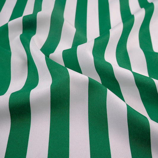 MANTELERIA ESTAMPADO VERDE FRIJOL CON RAYAS