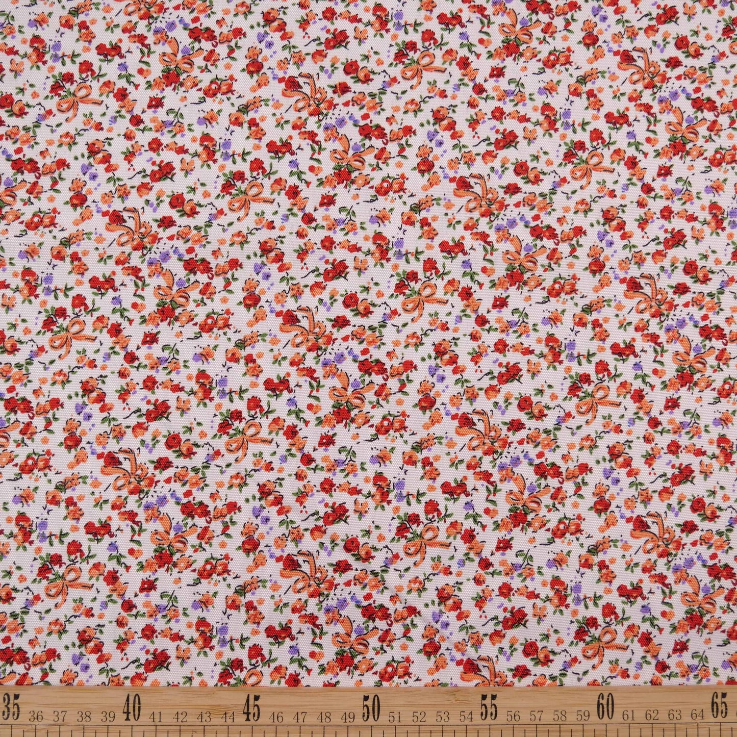 MANTELERIA ESTAMPADO SALMON ANTIGUO FLORES PEQUEÑAS