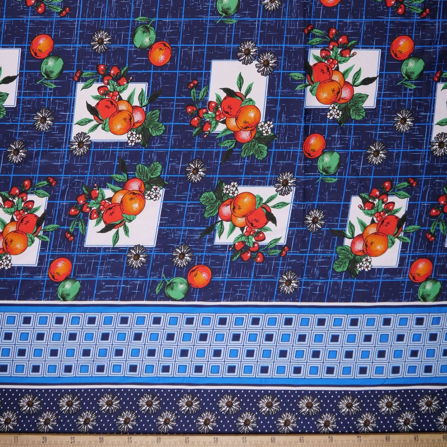 MANTELERIA ESTAMPADO AZUL ECLIPSE TOTAL MANDARINAS