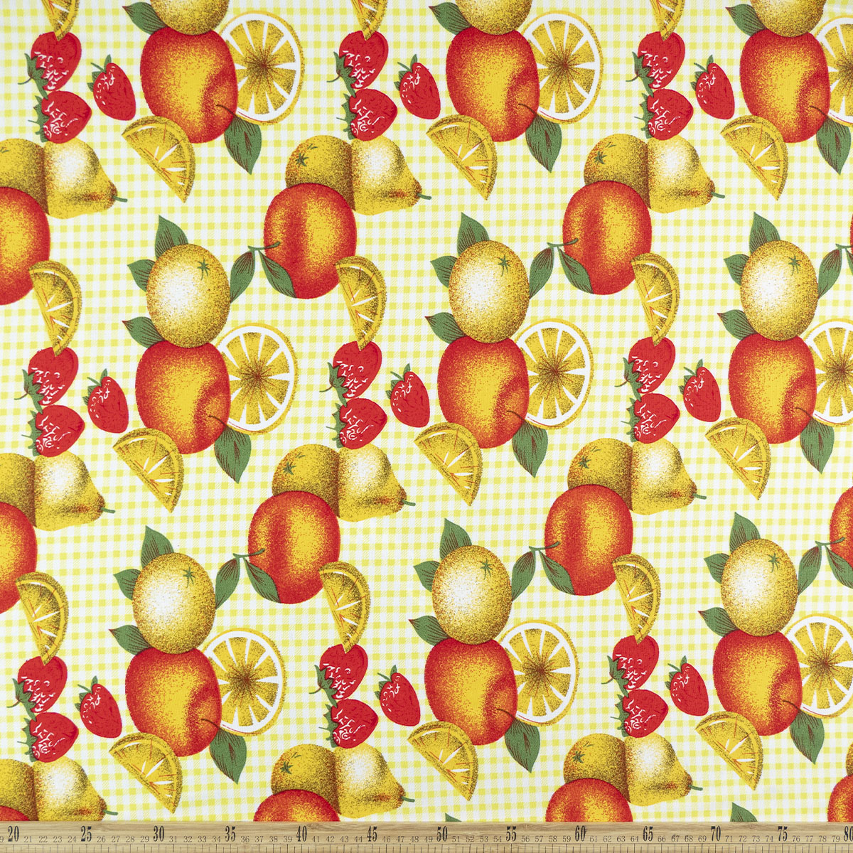 MANTELERIA ESTAMPADA AMARILLO SUPER LIMON