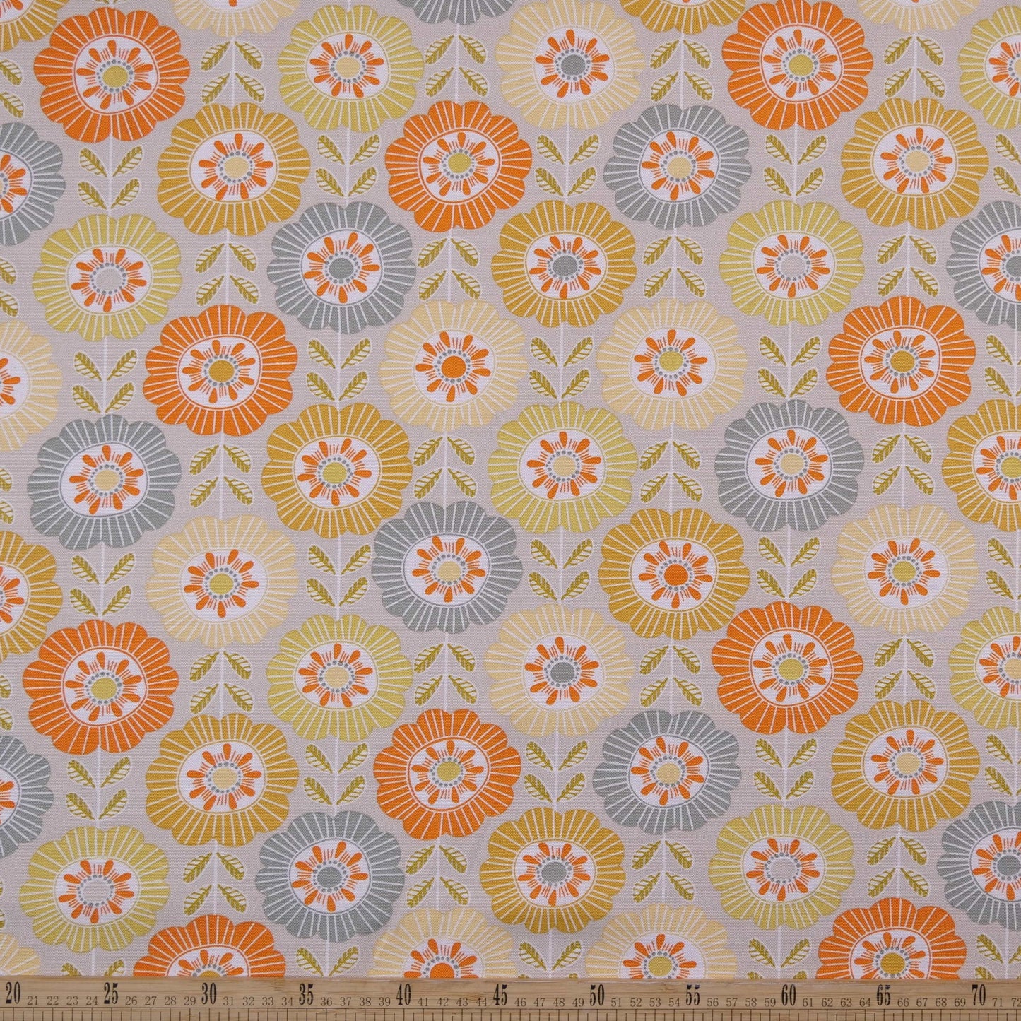MANTELERIA ESTAMPADO GRIS ALLOY FLORAL RETRO