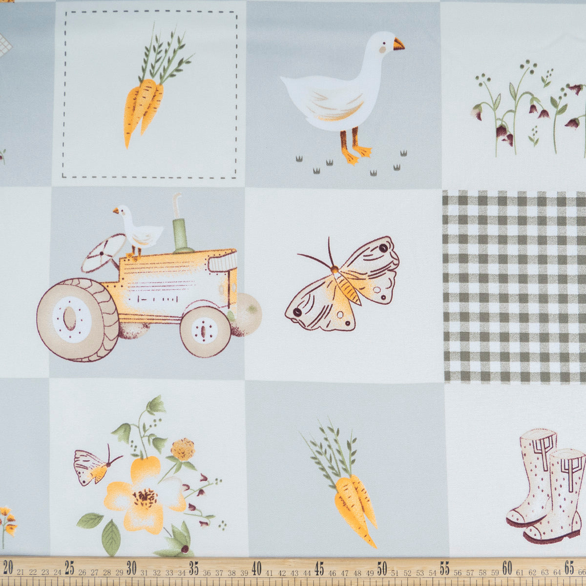 MANTELERIA ESTAMPADA GRIS ALLOY PATCHWORK
