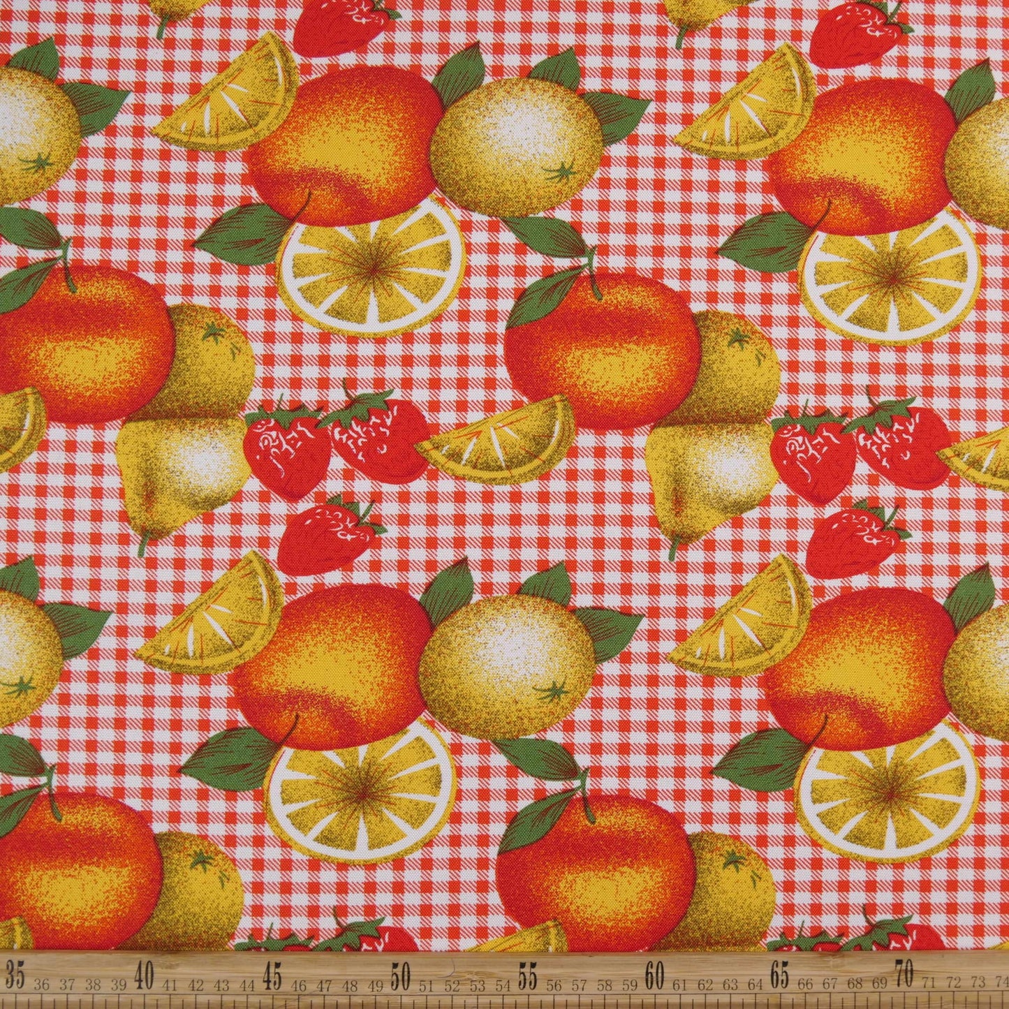 MANTELERIA ESTAMPADA ROJO NARANJA