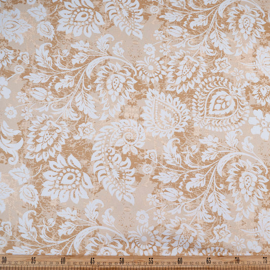 MANTELERIA ESTAMPADO BEIGE LANA BULGAROS