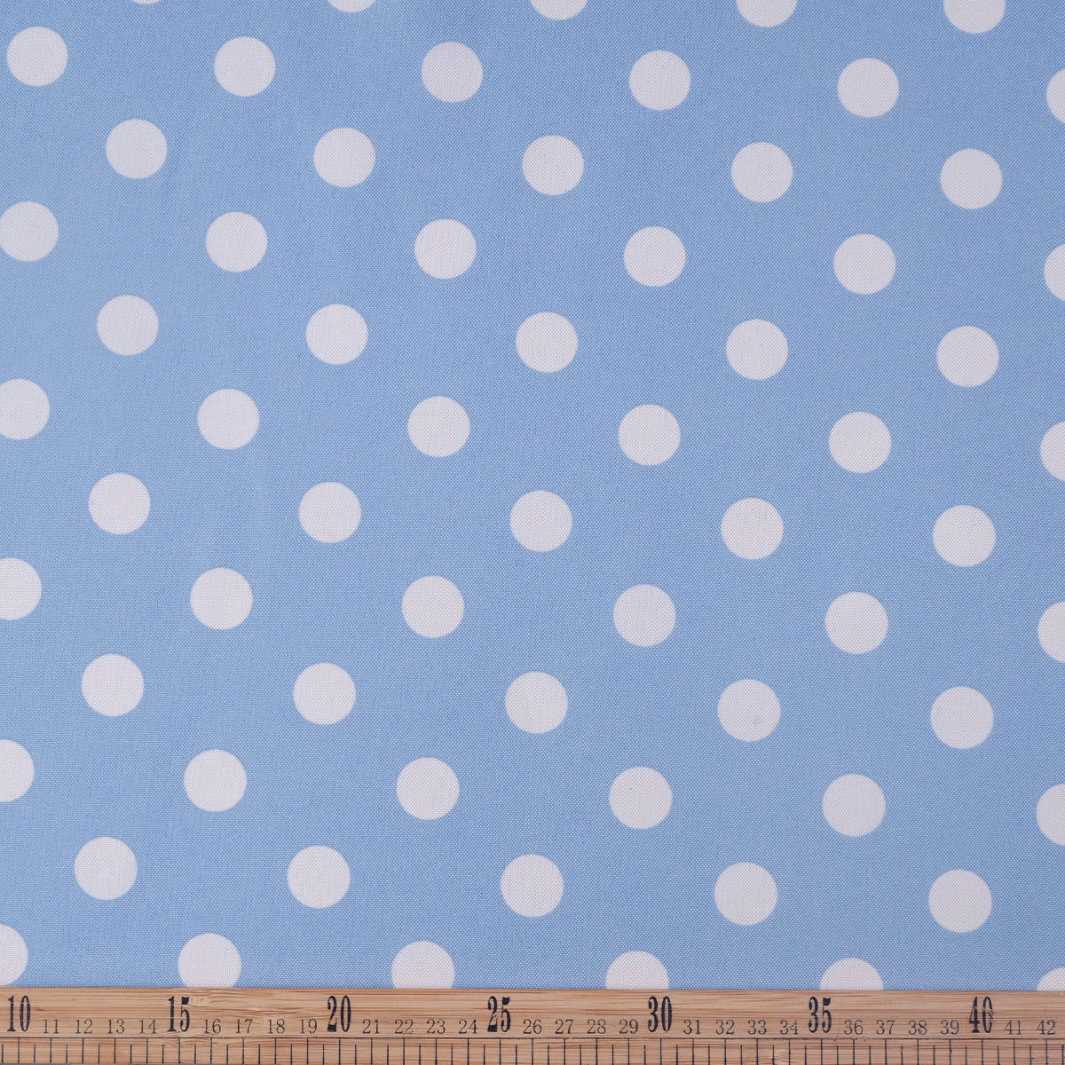 MANTELERIA ESTAMPADA AZUL ULTRAMARINO CON MOTAS