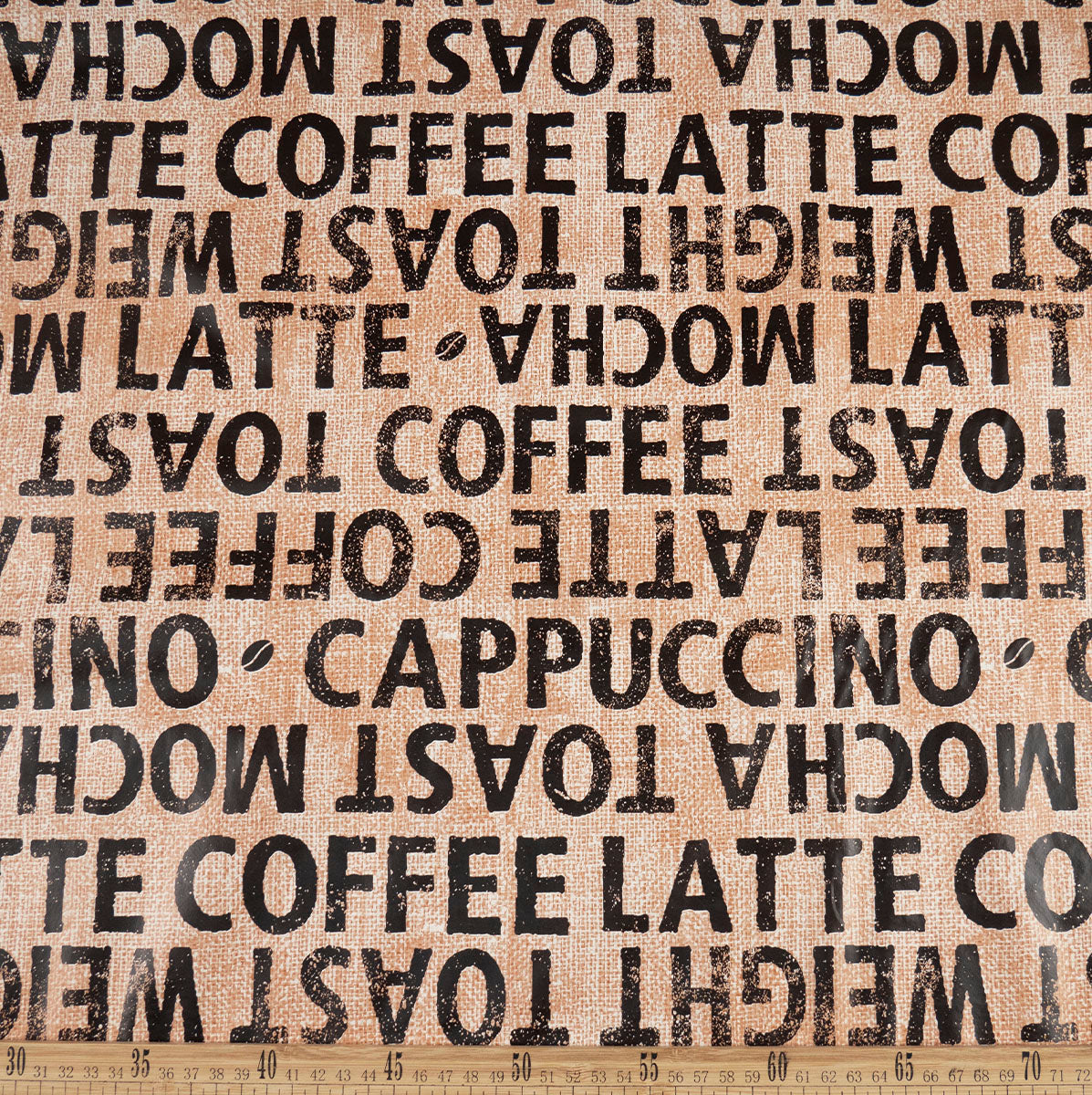 PVC DOBLE ESTAMPADO MARRON OJO TIGRE COCINA