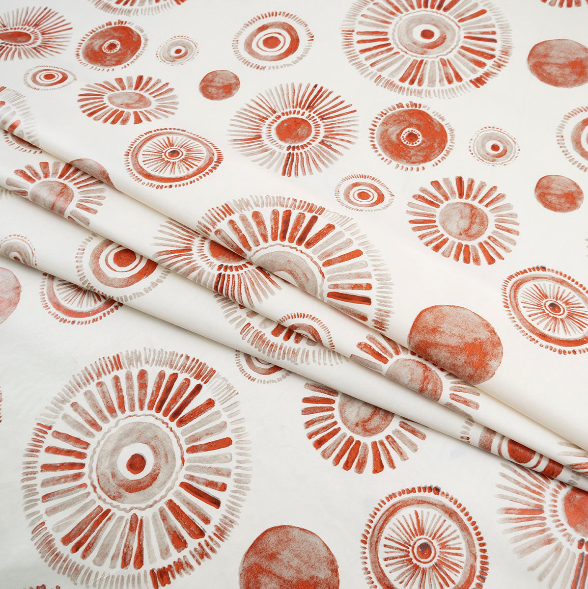 PVC DOBLE ESTAMPADO BLANCO PAPIRO GEOMETRICO