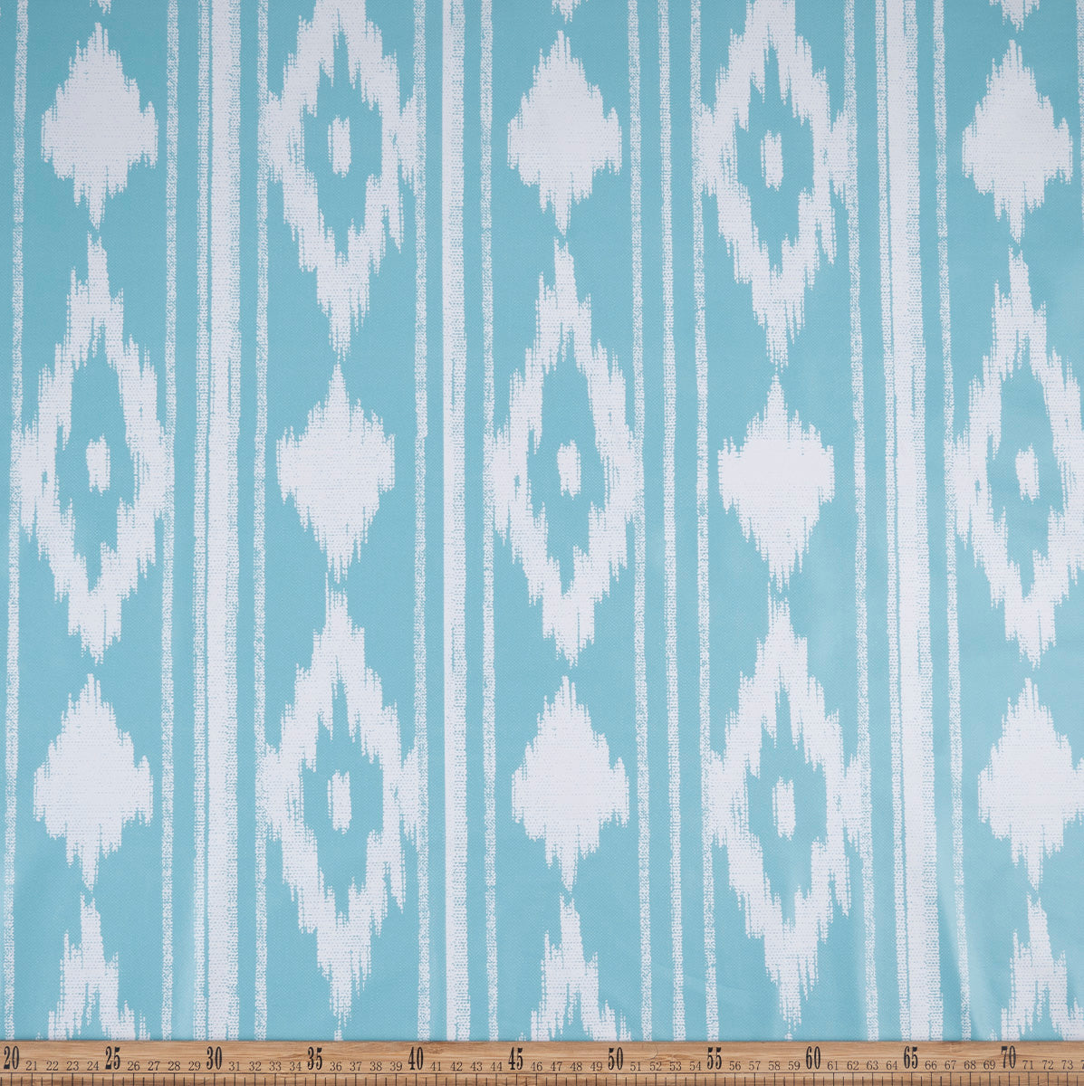 PVC DOBLE ESTAMPADO AGUAMARINA MAUI GEOMETRICO
