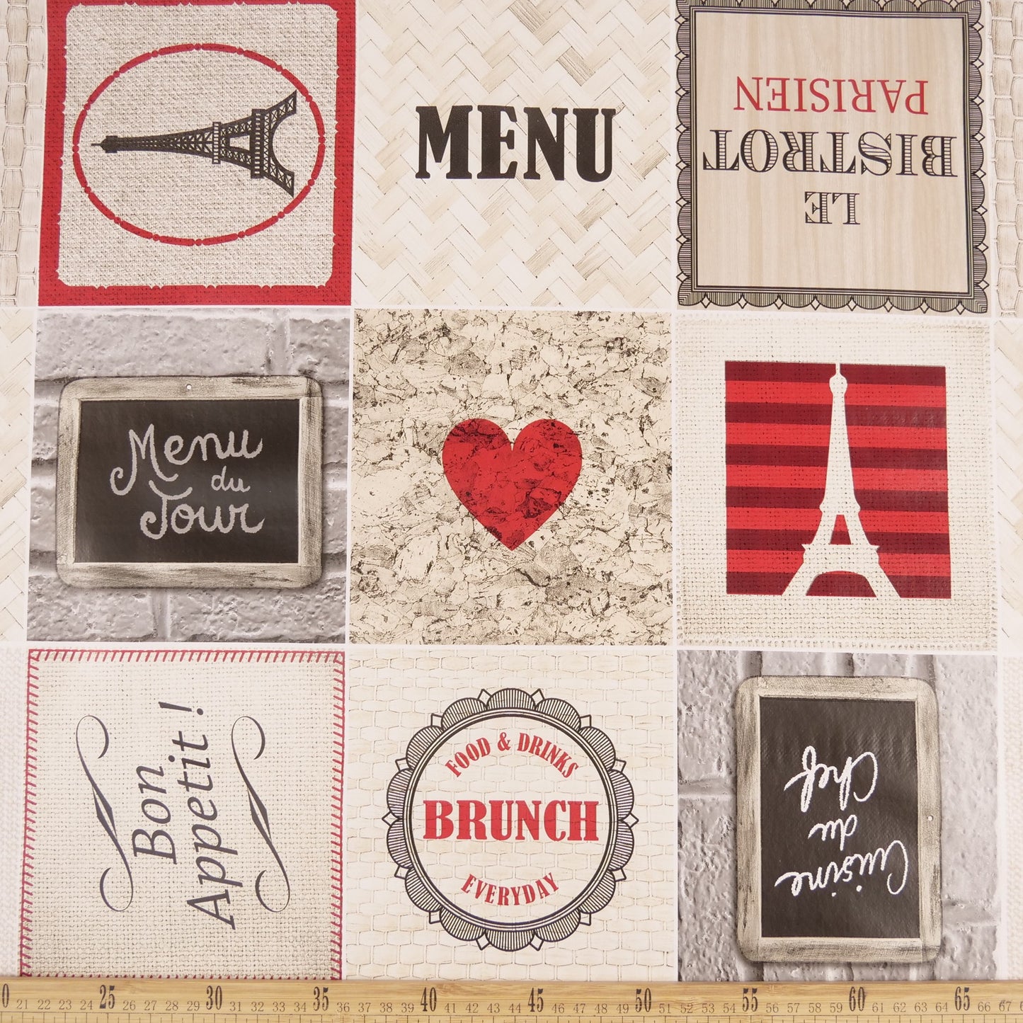 PVC DOBLE ESTAMPADO BEIGE ARENA WARM PARIS