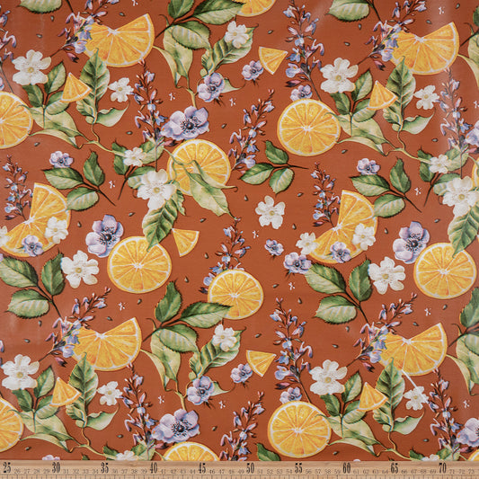 PVC DOBLE ESTAMPADO NARANJA