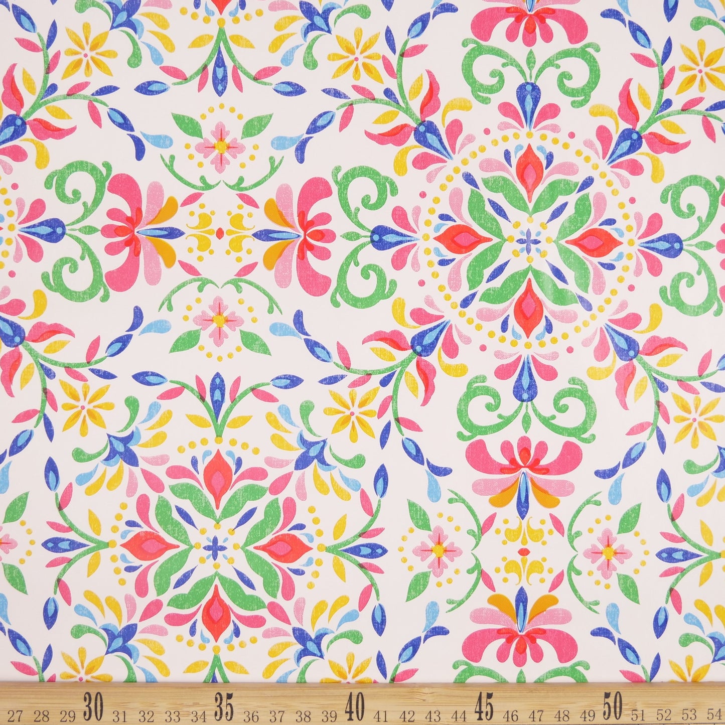 PVC DOBLE ESTAMPADO ROSA FANDANGO MARROQUI