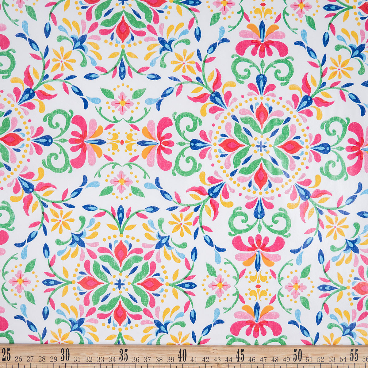 PVC DOBLE ESTAMPADO ROSA FANDANGO MARROQUI