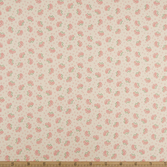 BABY COTTON INFANTIL BEIGE ARENA CLARA FLORES ROSADAS