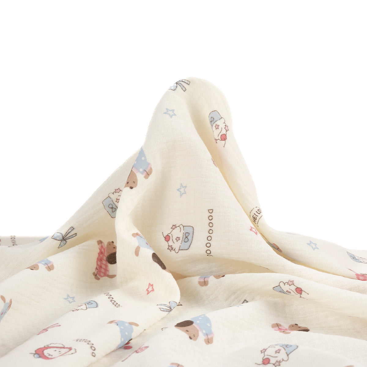 BABY COTTON INFANTIL AMARILLO CERA PERRITOS EN PIJAMAS
