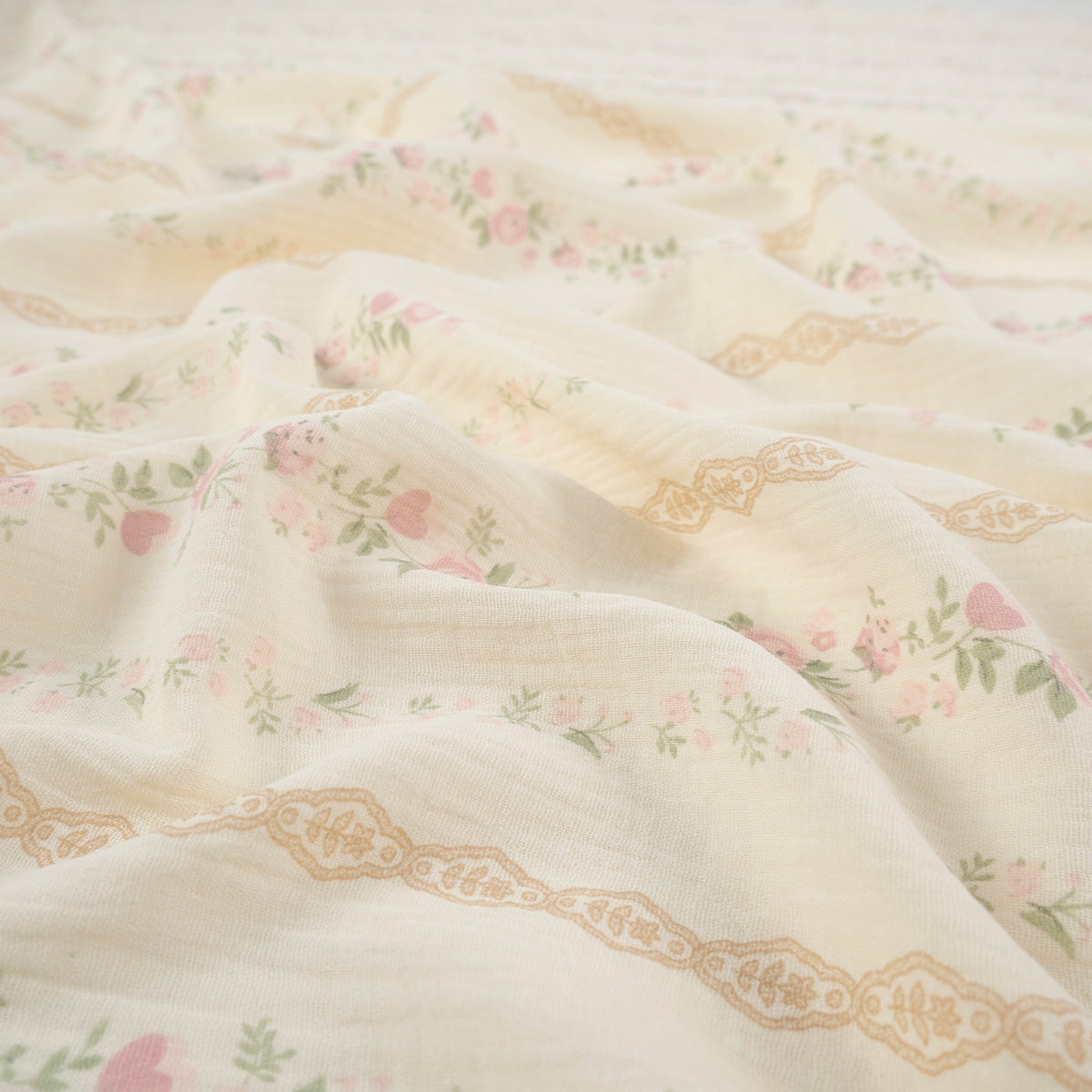 BABY COTTON INFANTIL BEIGE ARENA CLARA FLORCITAS