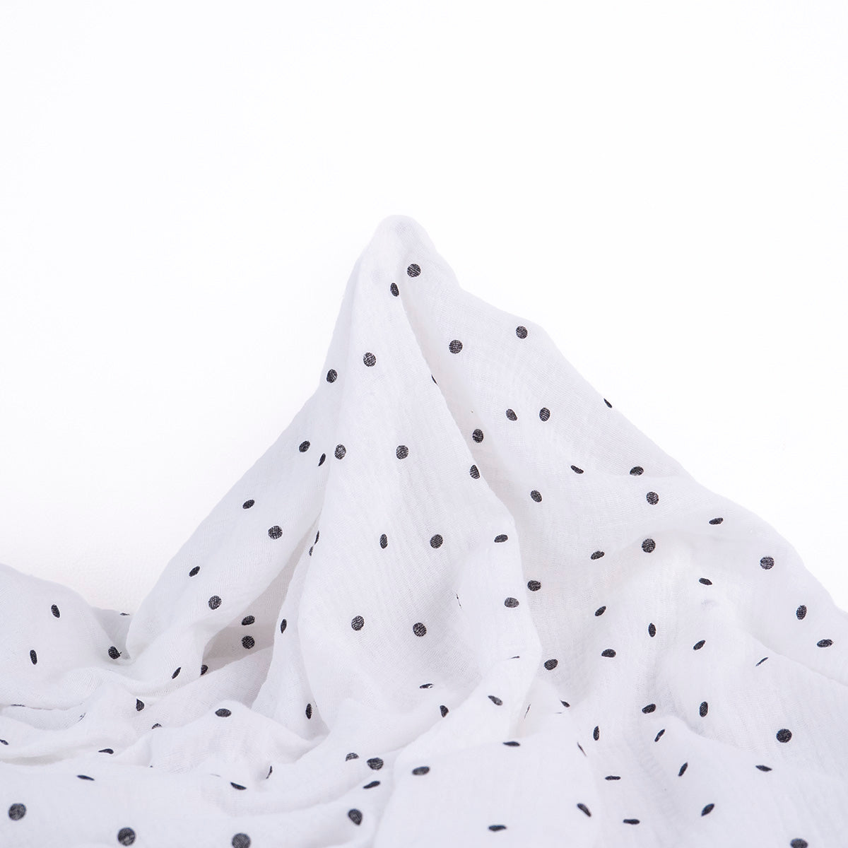 BABY COTTON INFANTIL BLANCO BRILLANTE MOTAS NEGRAS