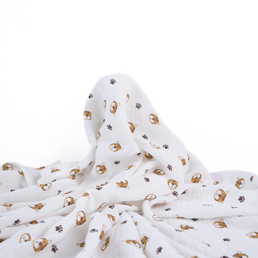 BABY COTTON INFANTIL BLANCO BRILLANTE LEONES