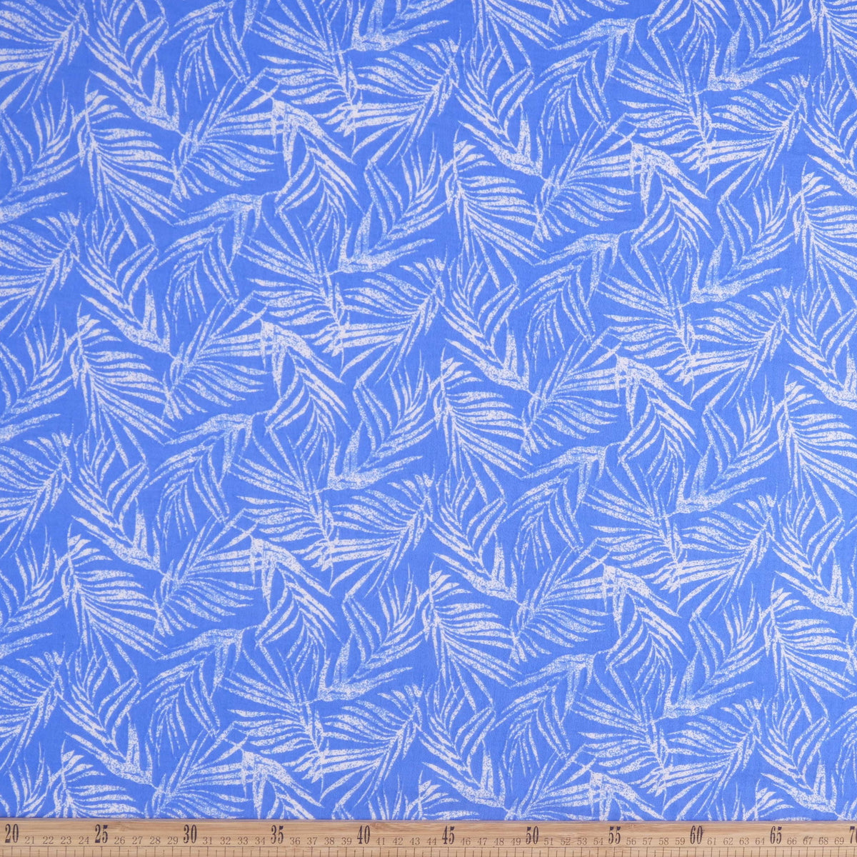 BABY COTTON INFANTIL AZUL OLIMPIA CON HOJAS BLANCAS