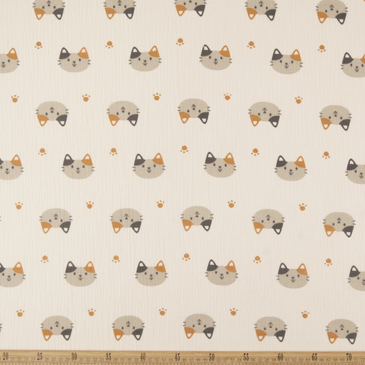 BABY COTTON INFANTIL BEIGE ARENA CLARA GATITOS