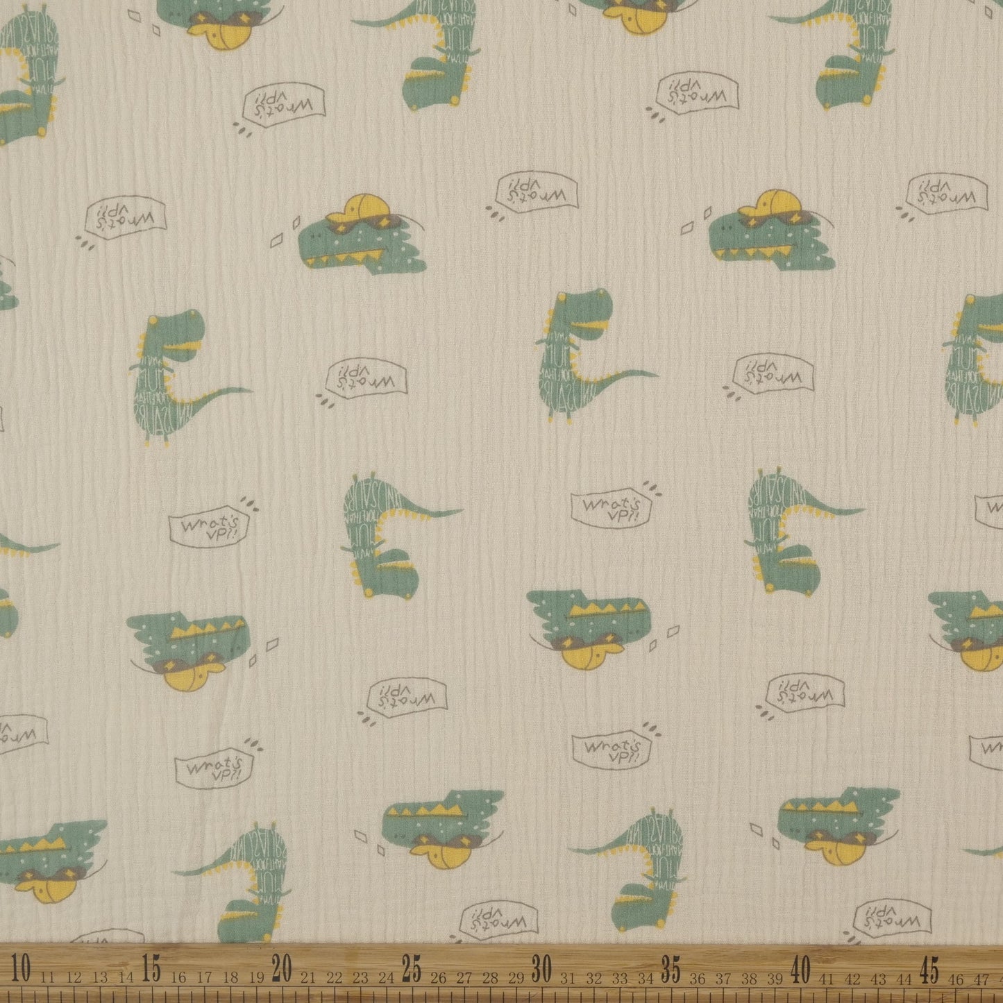BABY COTTON INFANTIL AMARILLO CERA DINO