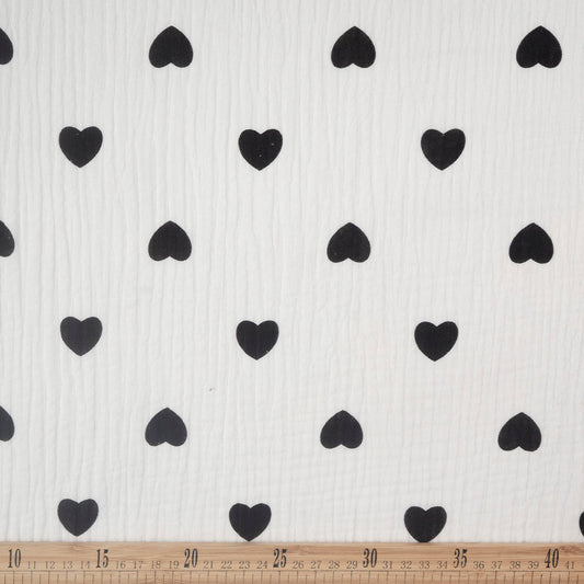 BABY COTTON INFANTIL BLANCO BRILLANTE CORAZONES PEQUEÑOS
