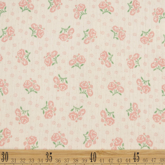 BABY COTTON INFANTIL AMARILLO CERA CON FLORES ROSAS