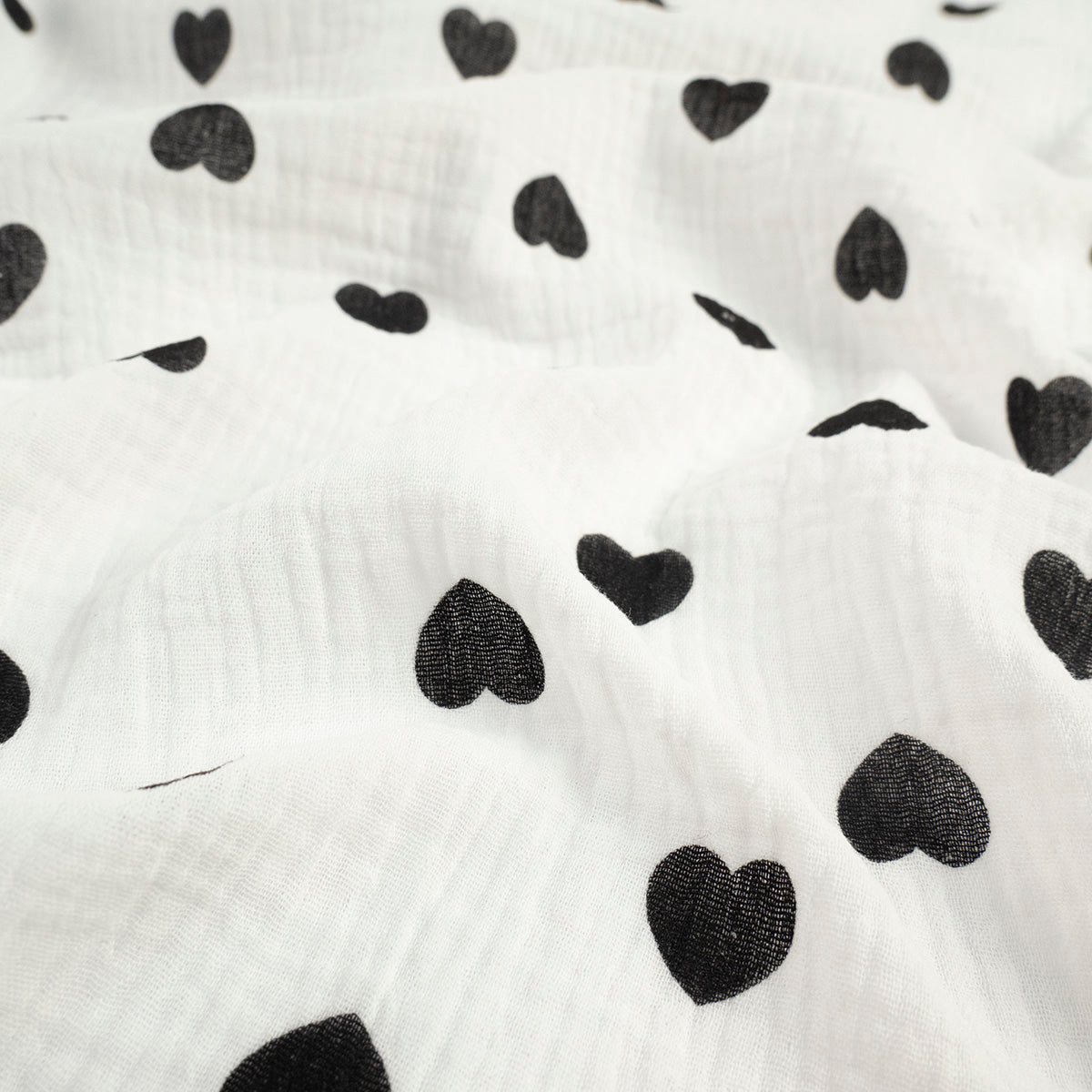 BABY COTTON INFANTIL BLANCO BRILLANTE CORAZONES GRANDES