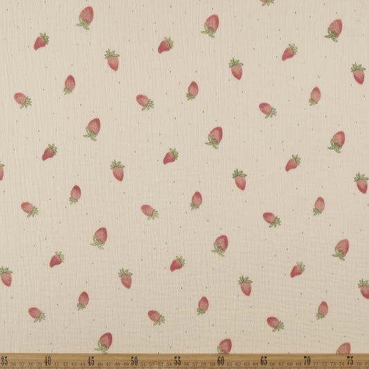 BABY COTTON INFANTIL BEIGE ARENA CLARA FRUTILLAS