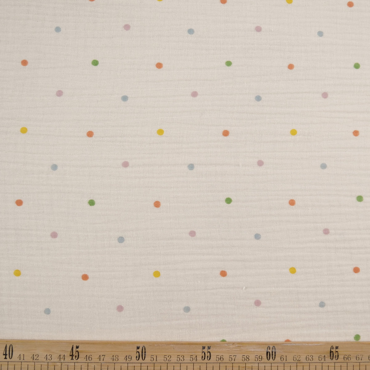 BABY COTTON INFANTIL AMARILLO CERA PEQUEÑOS PUNTOS COLORIDOS