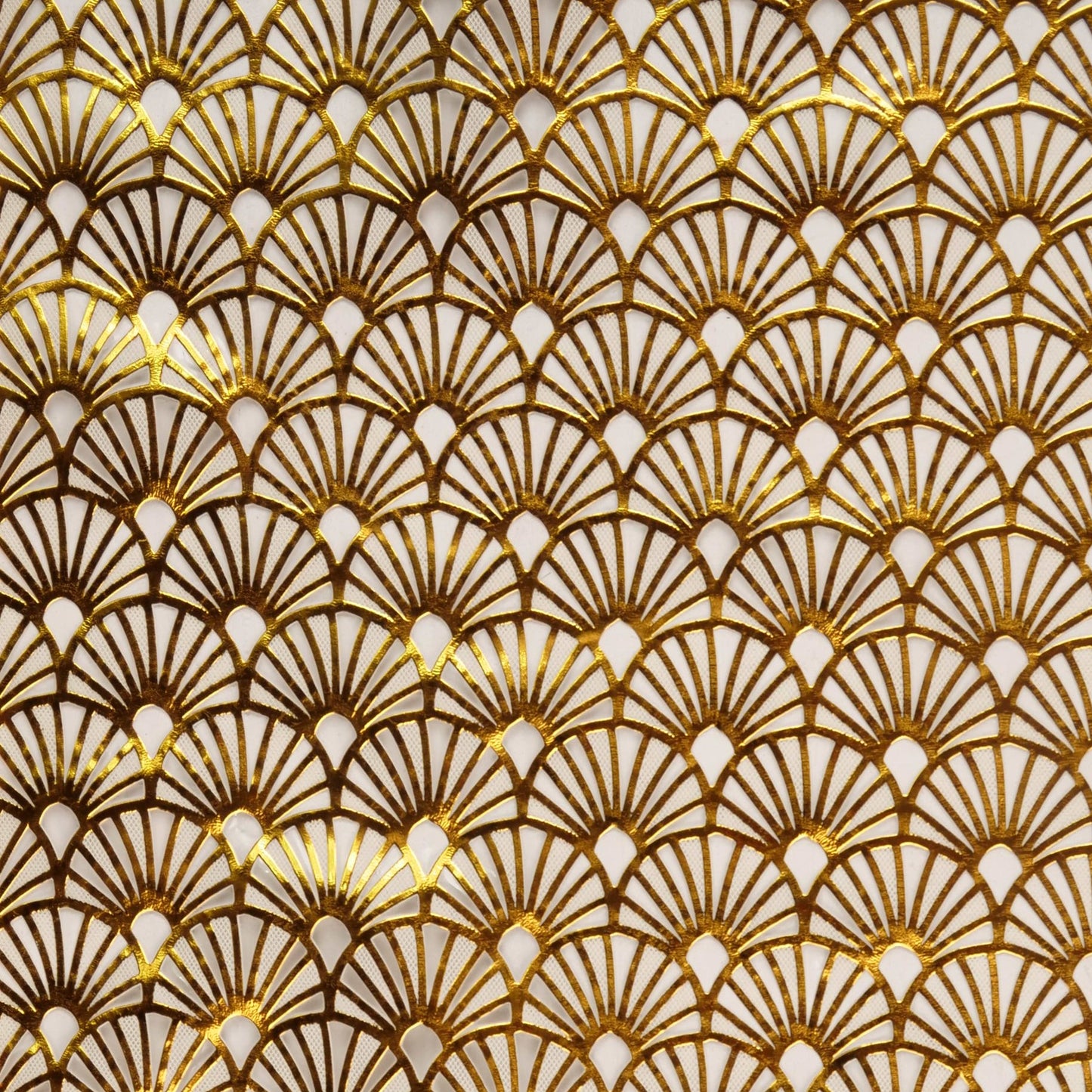 PVC DORADO CAMEL CARAMELO ABANICOS