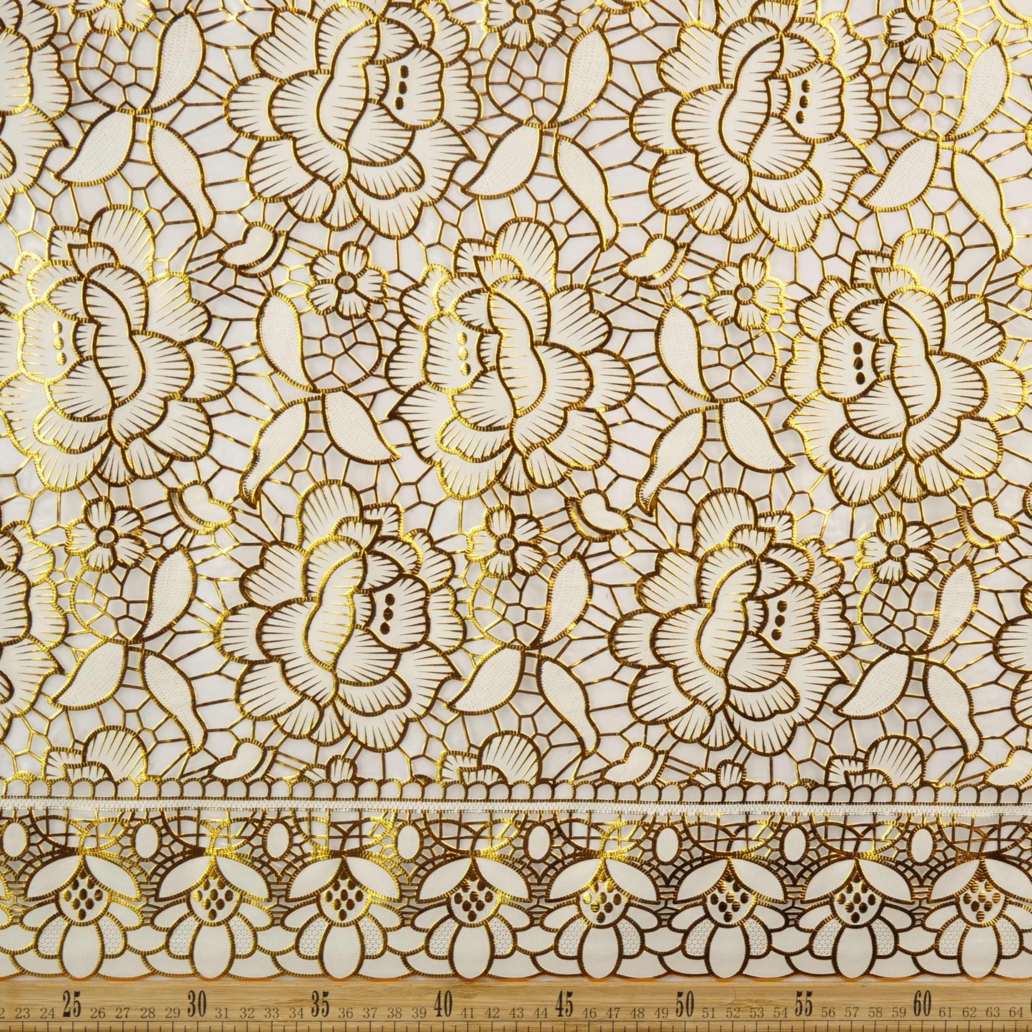 PVC DORADO CAMEL CARAMELO ROSAS