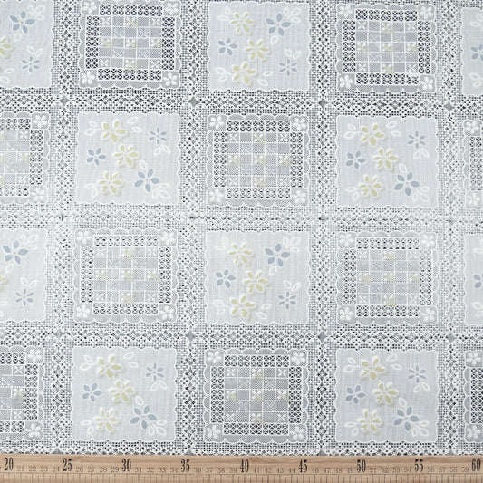 PVC JACQUARD BLANCO BRILLANTE