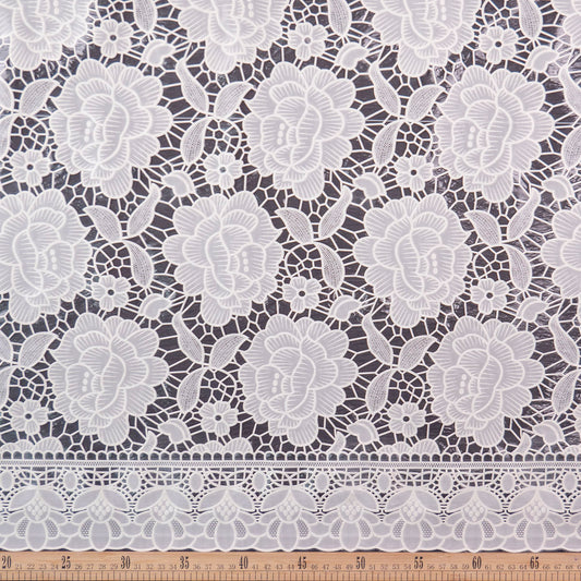 PVC JACQUARD BLANCO PAPIRO