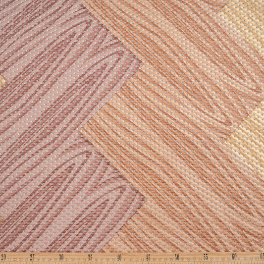 ALFOMBRA ANTIDESLIZANTE ESTAMPADO MARRON AVELLANA PATRON A VETAS DE MADERA