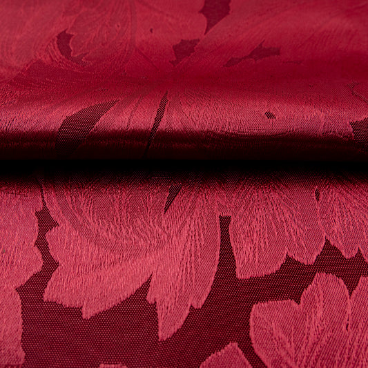 BROCATO ROMA BORDO HENNA FLORAL