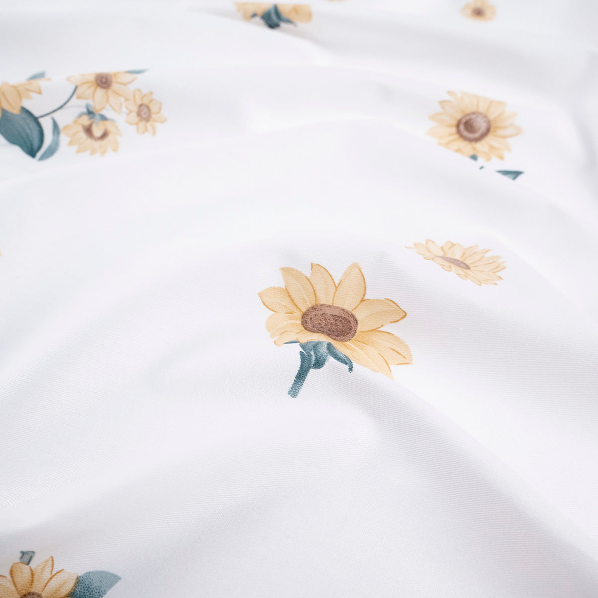 PERCAL 320 HILOS ESTAMPADA BLANCO BRILLANTE GIRASOL