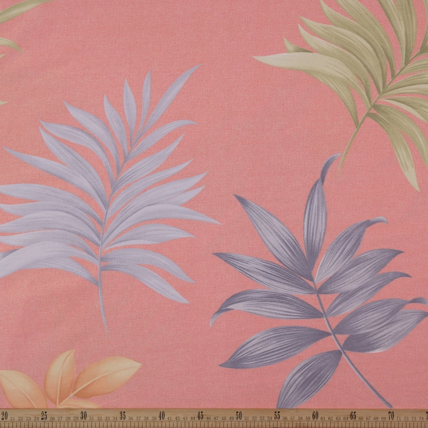 PERCAL 320 HILOS ESTAMPADA ROSA FLORAL HOJAS COLORIDAS