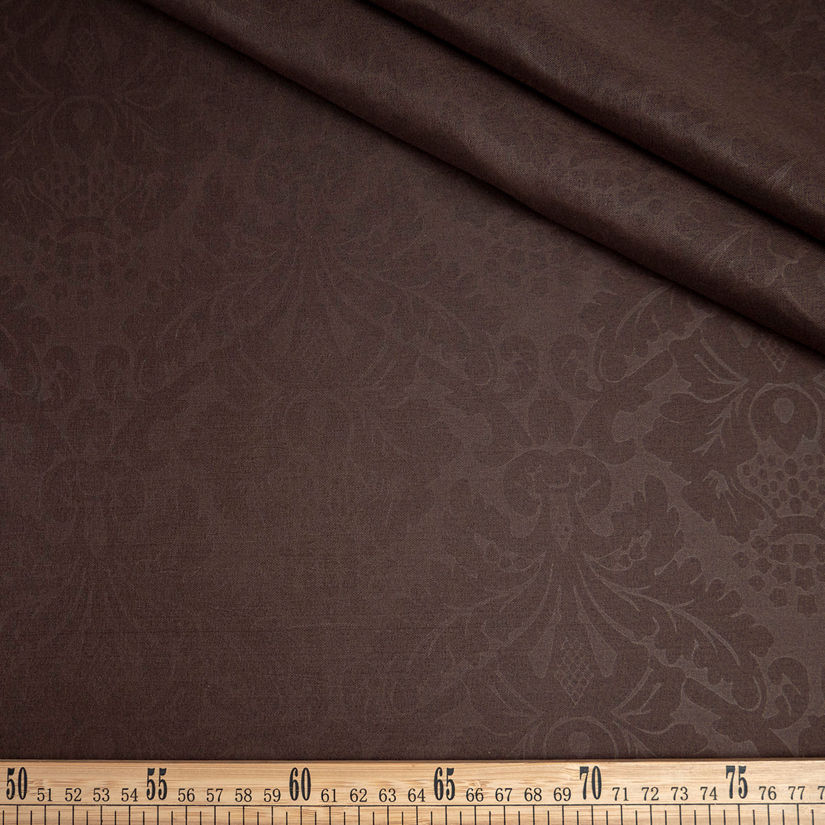 PERCAL EMBOSS MARRON CHOCOLATE AMARGO