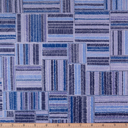 ALFOMBRA FELPA ESTAMPADO AZUL ECLIPSE TOTAL