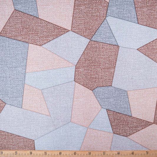 ALFOMBRA FELPA ESTAMPADO BEIGE LANA