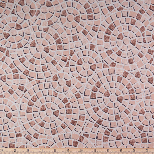 ALFOMBRA FELPA ESTAMPADO BEIGE TRIGO CLARO