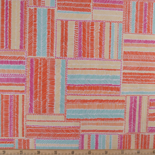 ALFOMBRA FELPA ESTAMPADO NARANJA EXUBERANTE