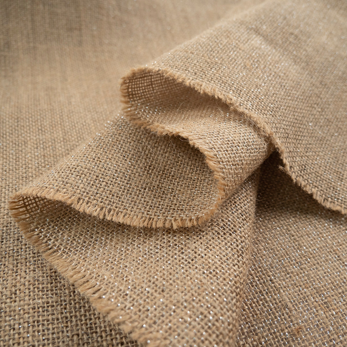 ARPILLERA LUREX BEIGE SAGE GREEN SILVER